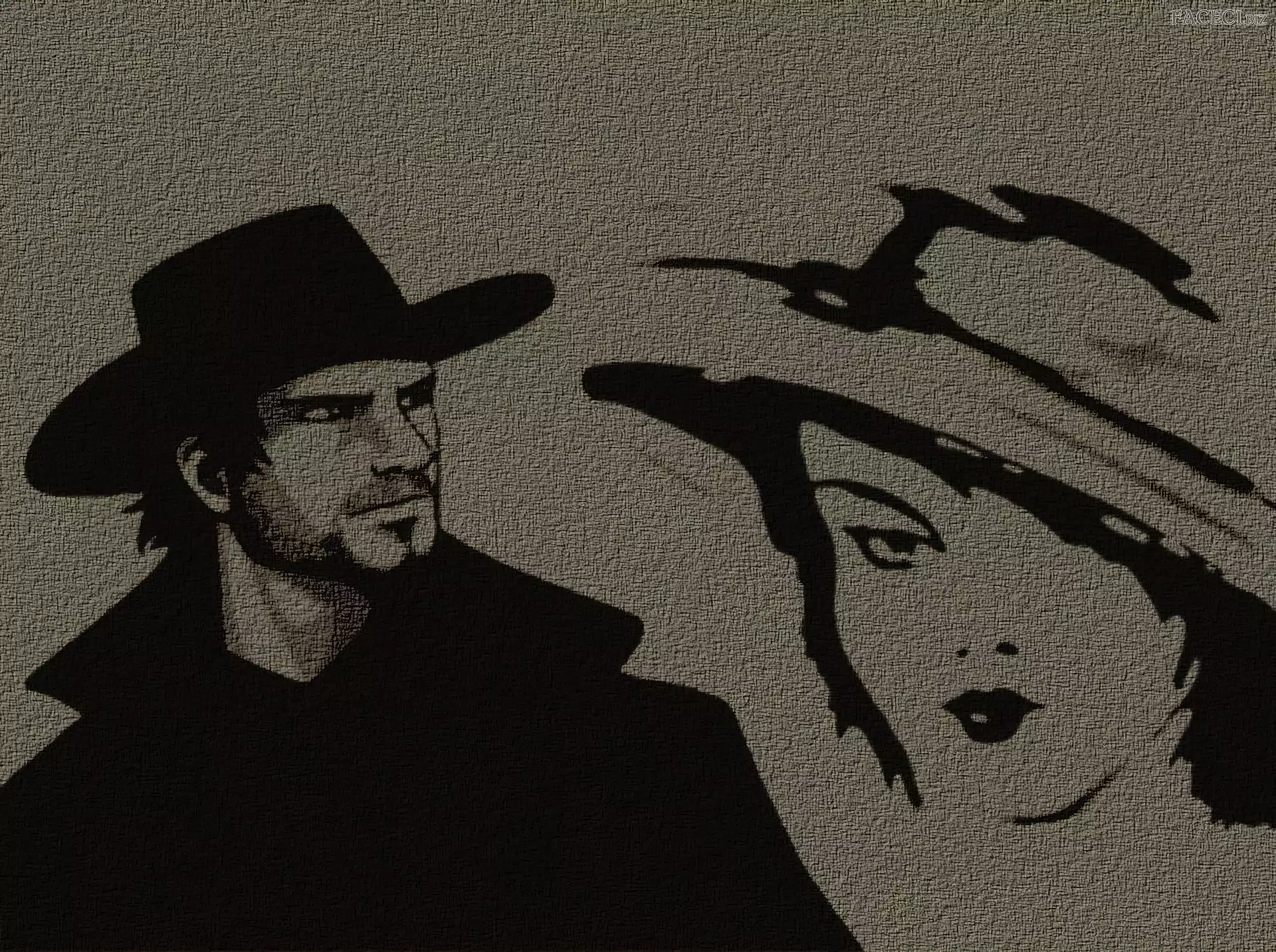 Mężczyzna, Tekstura, Kobieta